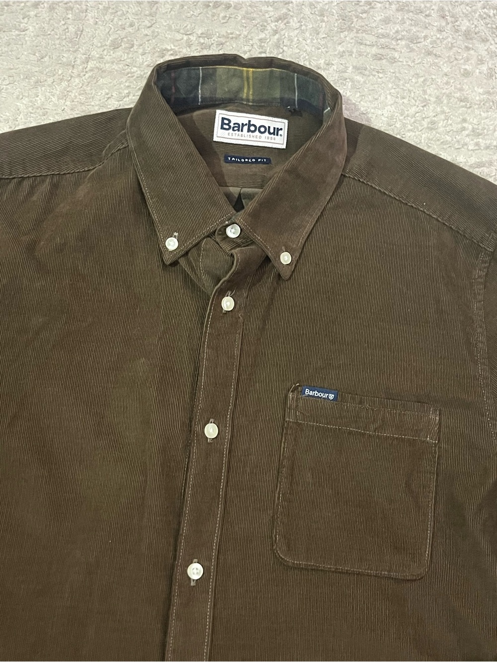 Barbour Corduroy Button Down Shirt